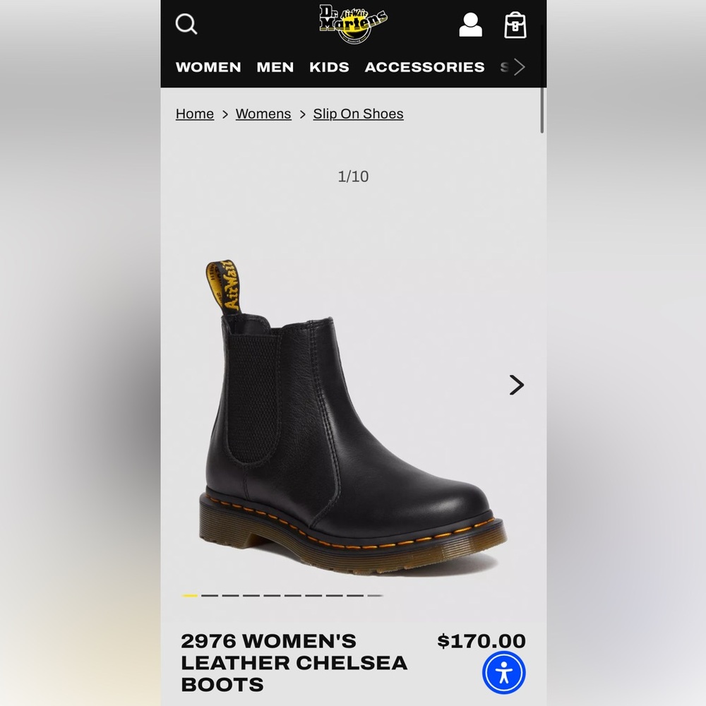 SOLD Doc Martens - 2976 Leather Chelsea Boots